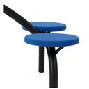 Ver imagem 5 de Mesa para Refeitório Fixa 4 Lugares MDP Branco de 25 mm - Assento Azul - 50304