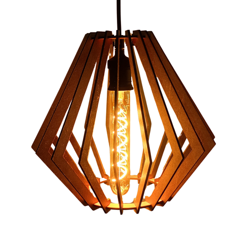 Luminária Pendente Modelo Diamante