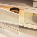 Ver imagem 7 de Painel Tv 85 Pol e Rack Bancada Dalya Off/cinamomo H01 - Mpozenato