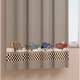 Cortina Carros 2,90 m x 1,60m Único - 3 Cortina Carros 2,90 m x 1,60m Único - 3