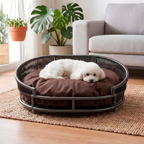 Cama Caminha Pet Sofá 75cm Futon Oval Acquablock