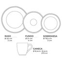 Ver imagem 4 de Aparelho de Jantar 16 Peças Daily Fresh Verde Porto Brasil