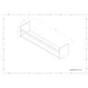 Ver imagem 5 de Kit 2 Porta Livros Nicho em Mdf 80cm Branco