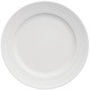 Ver imagem 5 de Jogo 4 Pratos em Porcelana Rasos 26,5cm Germer Chevron Redondo Branco Relevo