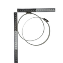 Ver imagem 7 de Kit 2 Un Abraçadeira Regulagem 120 até 140mm Rosca 12 À 14cm Metal 12mm Espessura Aço para Mangueira