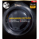 Ver imagem 4 de Kit 2 Un Abraçadeira Regulagem 120 até 140mm Rosca 12 À 14cm Metal 12mm Espessura Aço para Mangueira