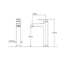Ver imagem 6 de Misturador Monocomando Kohler Taut para Lavatório Bica Alta Cromado 74026BR-4BND-Cp