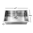 Ver mais imagens de Cuba de Cozinha Pia Retangular Gourmet Embutir Sobrepor 60x40 Aço Inox 304 Escovada Prata Brinovar