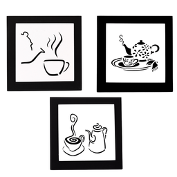 Kit com 3 Quadros para Cozinha MODELO 2 - 1