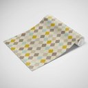 Ver imagem 2 de Papel de Parede Geomêtrico Losangos Tons de Marrom-60x300cm