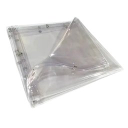 4 Cortina De Box Banheiro Transparente Flexível Antimofo - 2