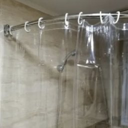 4 Cortina De Box Banheiro Transparente Flexível Antimofo - 7
