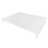 Tampa de Proteção Fogão Cooktop 1 Boca Mdf Branco 31x51x6,5 - 1