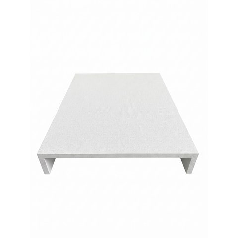 Tampa de Proteção Fogão Cooktop 1 Boca MDF Branco 31x51x6,5