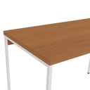 Ver imagem 3 de Mesa de Escritório Escrivaninha Kappesberg LI018 Industrial Canela/Branco 118cm