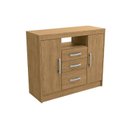 Ver imagem 1 de Cômoda Infantil M223 2 Portas + 1 Nicho 3 Gavetas Freijó - Kappesberg