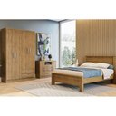 Ver imagem 3 de Cômoda Infantil M223 2 Portas + 1 Nicho 3 Gavetas Freijó - Kappesberg