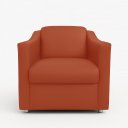Ver imagem 2 de Milla Poltrona Decorativa para Consultório 12 Cores - Terracota