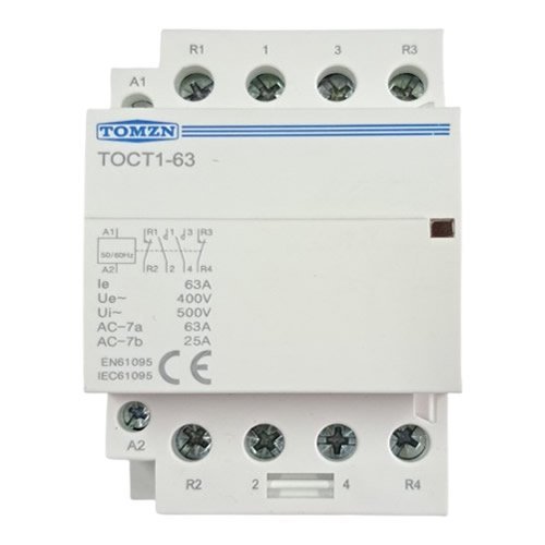 Contator Modular 63A 2 Polos NA e 2 Polos NF TOMZN TOCT1-63 110V - 2