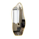 Ver imagem 1 de Espelho Decorativo Moldura de Aluminio E06 115 X 60 Orgânico Lapidado Moderno Pinterest Dourado