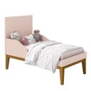 Ver imagem 5 de Quarto de Bebê Berço + Cômoda + Guarda Roupa Rosa Classic Pés em Madeira