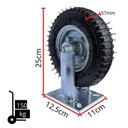 Ver imagem 5 de Rodizio Pne Base Fixa Carrinho de Carga Lonas Rol.esfera
