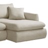 Sofá Cama Retrátil e Reclinável Debret Majoris Bege 260cm - 3