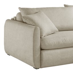 Sofá Cama Retrátil e Reclinável Debret Majoris Bege 260cm - 2