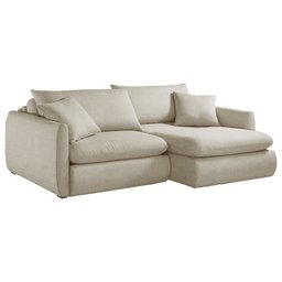 Sofá Cama Retrátil e Reclinável Debret Majoris Bege 260cm - 1