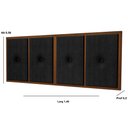 Ver imagem 2 de Painel Cabeceira Box Casal 1,40 Madeira Suede Preto - Comprar Moveis em Casa