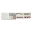 Ver imagem 2 de Kit 2 Armários de Cozinha Aéreos 4 Portas Veneza Multimóveis Mp2150 Branco/dourado
