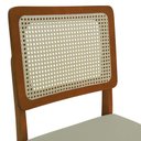 Ver imagem 4 de Conjunto de Jantar Cancun 10 Lugares Tampo MDF Assento Estofado Linho Bege 250cm