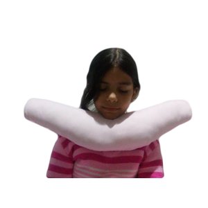 Almofada Apoio de Cabeça e Pescoço Para Cadeirinha Infantil - Rosa