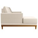 Ver imagem 2 de Sofá Kayrós 200cm 3 Lugares Chaise Direito D05 Linho Bege