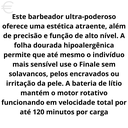 Ver imagem 5 de Máquina de Barbear Shaver Kemei Tx1 Gold Barbeador Titanium