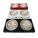 Ver imagem 1 de Fogão Fogareiro Elétrico 2 Bocas 110v Branco