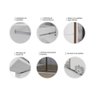 Guarda Roupa 2 Portas de Correr Reflecta com Led 100% Mdf Cor:preto - 5
