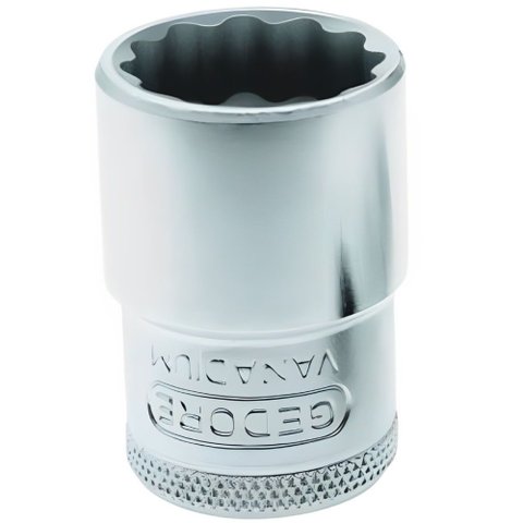Soquete Estriado 1/2"" 7/16"" D19 - 015.152 - Gedore Soquete Estriado 1/2" 7/16" D19 - 015.152 - Ged