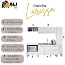 Ver imagem 3 de Cozinha Completa Modulada 9 Portas Larissa Branco