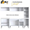 Ver imagem 2 de Cozinha Completa Modulada 9 Portas Larissa Branco