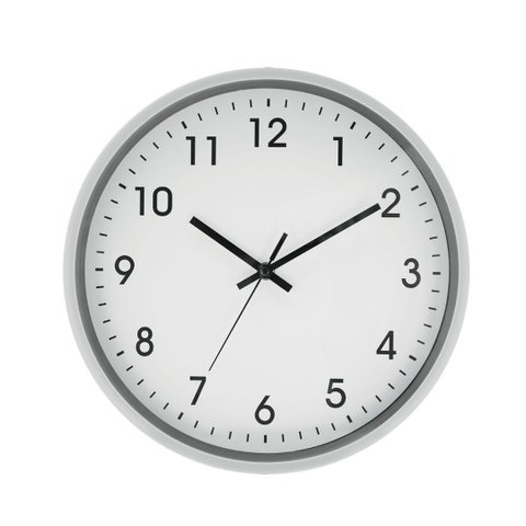 Relógio de Parede Prata Redondo Prime 30cm - Tuut