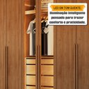 Ver imagem 5 de Guarda-Roupa Casal 6 Portas com LED e Vidro Reflecta 5 Gavetas Bélgica