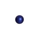 Ver imagem 1 de Esfera Pequena Decorativa de Cerâmica para Centro de Mesa Azul Royal 8,5 cm Joelma Decorações