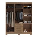 Ver imagem 2 de Guarda-roupa 6 Portas 3 Gavetas Decibal - Rp3636