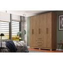 Ver imagem 4 de Guarda-roupa 6 Portas 3 Gavetas Decibal - Rp3636