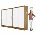 Ver imagem 3 de Closet Casal Duplo Belém 4 Portas 4 Gavetas Carioca Móveis