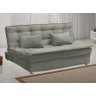 Sofa Cama Sofanete 2 Lugares Marrom Veludo - Matrix - 2