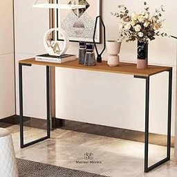 Aparador Industrial de Madeira Maciça, 90cm X 35cm, Estilo Industrial - 1