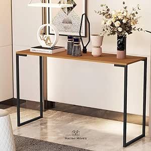Aparador Industrial de Madeira Maciça, 90cm X 35cm, Estilo Industrial
