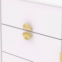Ver imagem 6 de Comoda Sapateira 4 Gavetas 1 Porta 93 Cm 20033 Branco Camarim Vlr